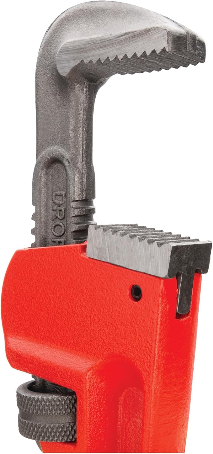Performance Tool W1133-14B 14 in. Adjustable Pipe Wrench, Red