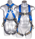 Construction Harness 5 Point Adjustment, Back D-Ring, Grommet Legs, Multiple Styles I OSHA ANSI Compliant