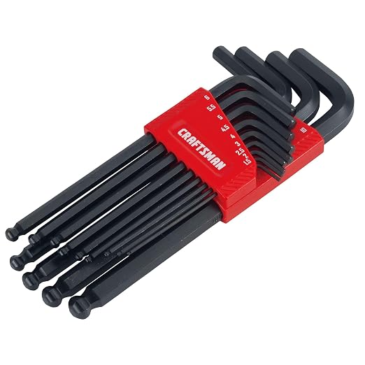 CRAFTSMAN Ball End Metric Hex Key Set, 13 Piece (CMHT26010)