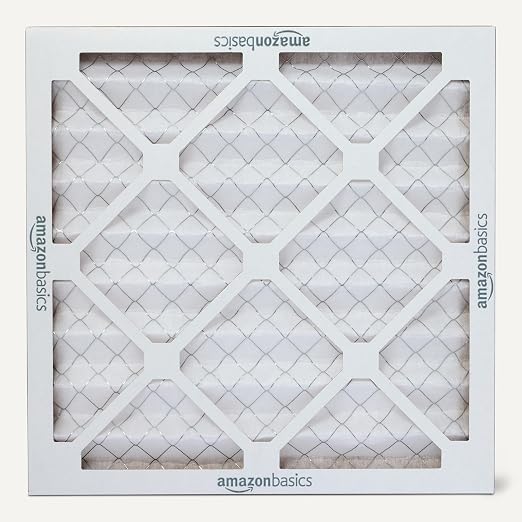 Amazon Basics MERV 5 AC Furnace Air Filter, 14x14x1 inches, 6-Pack (Actual size: 13.75" x 13.75" x 0.75")