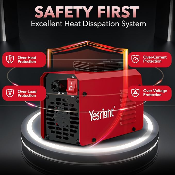 Welding Machine 200A 110V Portable Welder Machine, IGBT Inverter Stick Welder with Hot Start Arc Force Anti-Stick, for Beginners and Professionals Welder