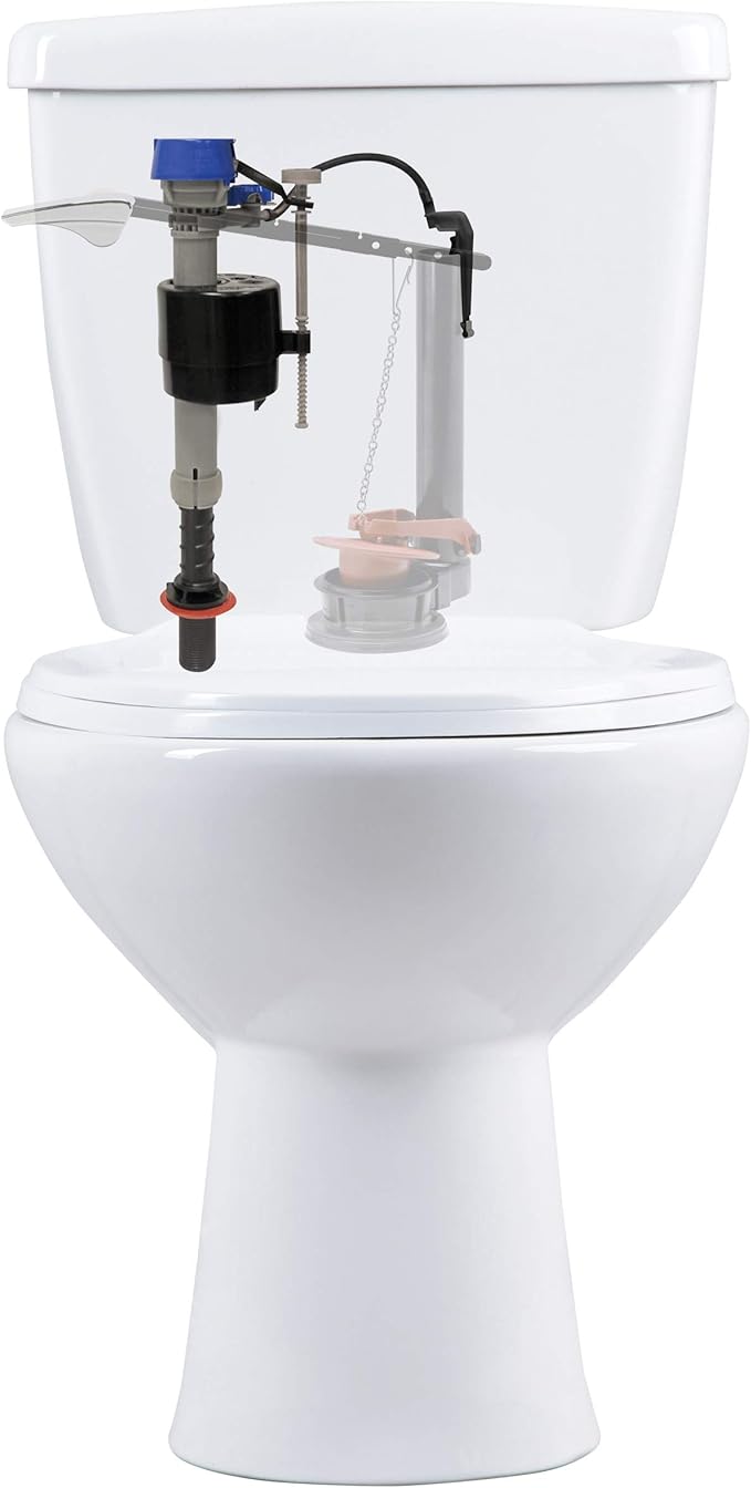 Fluidmaster 400H-002 Performax Universal Toilet Fill Valve High Performance Tank and Bowl Water Control, 1-Pack, Multicolor