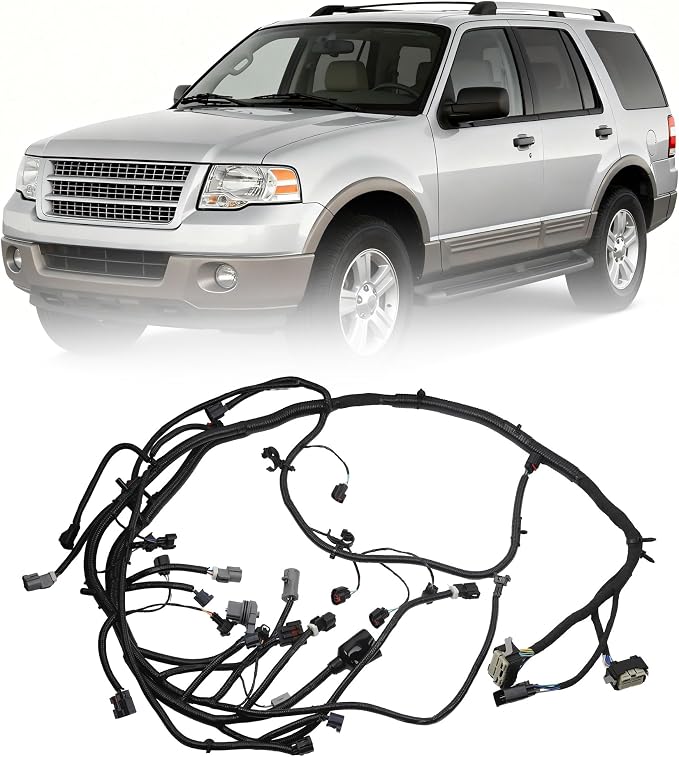 8L2Z12A581BA Engine Wire Wiring Harness Compatible with Ford | For 2008-2009 Ford Explorer Sport Trac Mercury Mountaineer 4.0L 8L2Z-12A581-BA 8L2Z12A581BA