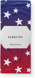 GEOMETRY Kitchen Tea Towel - Quick Dry Microfiber Cloth Dish Towels for Kitchen Drying - Premium Quick Dry Towel (Gradient Star, 1-Pack)