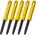 CANARY Cardboard Cutter with Non-Stick Coated Blade - 7.5" Box Cutter Utility Knife for Breaking Down Boxes & Opening Packages - Made in Japan, Yellow (Bulk 5-Pack)
