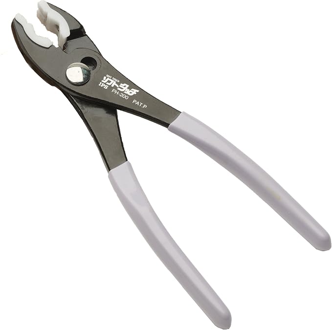 Kings County Tools Non-Marring Soft Jaw Pliers with 1-1/2” Capacity, Gray | Soft Resin-Coated Jaws to Protect Delicate Surfaces - Made in Japan Adjustable Slip Joint Pliers Tool - Hand Tools