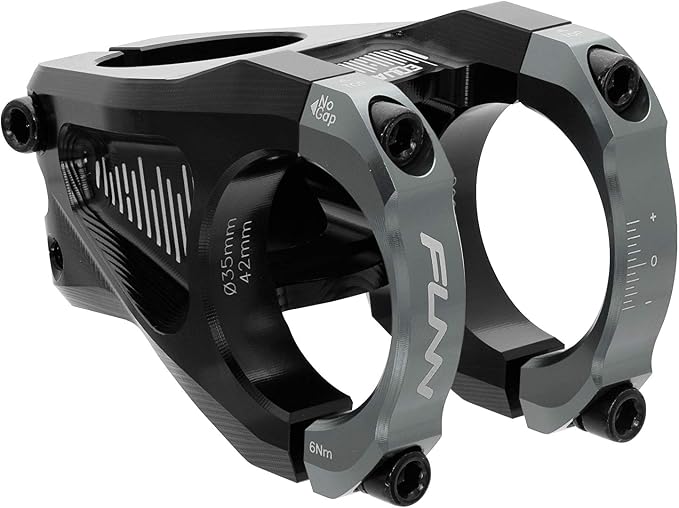 Funn Equalizer Stem, 10mm Drop or Rise, 35mm Clamp, 42mm Length (Gray)