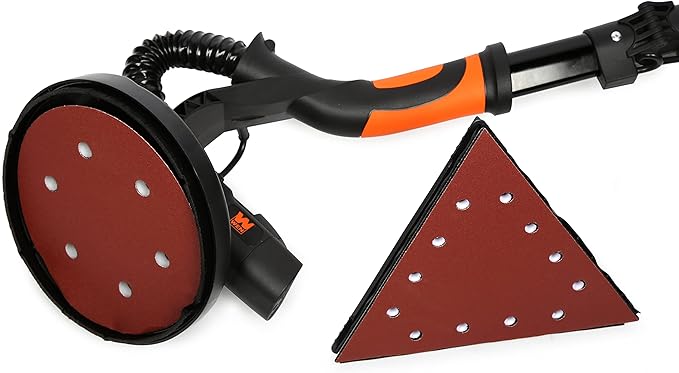 WEN DW5084 5-Amp 2-in-1 Variable Speed Dual-Head Drywall Sander with 15-Foot Dust Hose , Black