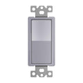 ENERLITES 4-Way Decorator Light Switch, Four Way Paddle Rocker Switch, Gloss Finish, Ground Wire Lead Attached, Residential/Commercial Grade, 15A 120V/277V, UL Listed, 94150-SV, Silver