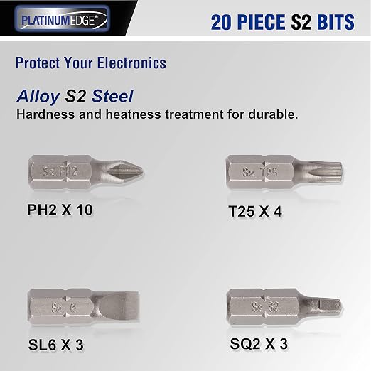 276pc Titanium Twist Drill Bit Set with S2 Bits 135° Tip High Speed Steel, Size from 1/16" up to 1/2", Ideal in Wood Cast Iron Aluminum Alloy Plastic Fiberglass, Clear Lid Case