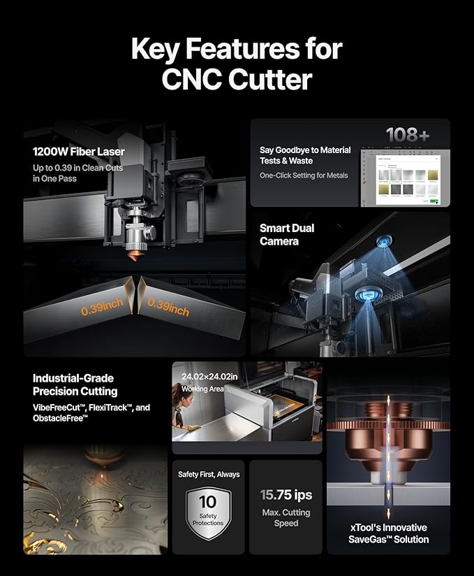xTool MetalFab CNC Cutter (Welder Needed)