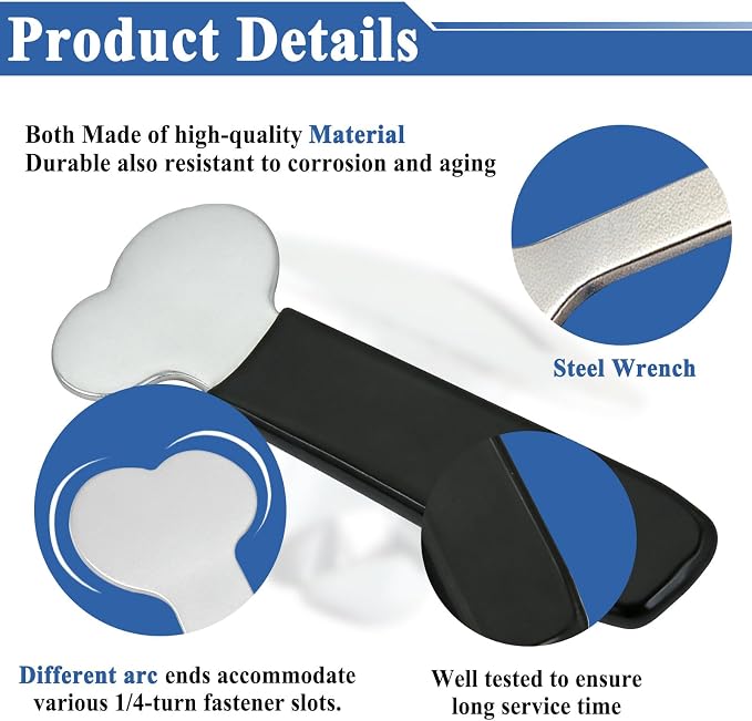71600 Quick Fastener Wrench, Easy Operation in Tight Spaces, Car Maintenance Fastening Tool