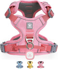 Pawaii No Pull Dog Harness with Pet ID Tag, Reflective Vest | Built for safer walks with a QR Pet ID Tag, front no pull clip, reflective trim, control handle and breathable mesh lining