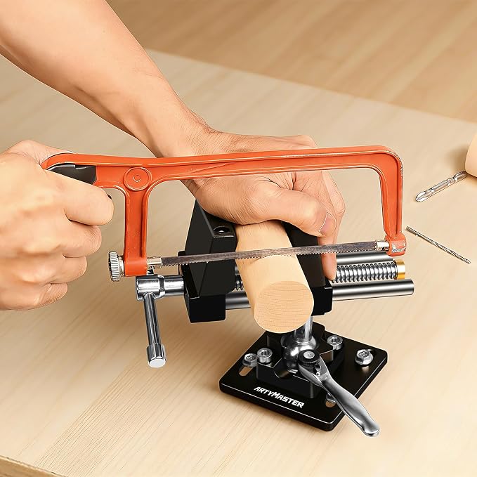 ArtyMaster 360° Rotating Bench Vise with Quick-Release Ratchet Wrench - Versatile Woodworking & Pipe Vise for Home Improvement - 4 Inch Workbench Vise for Carving, Repair & DIY Projects (WT117B)