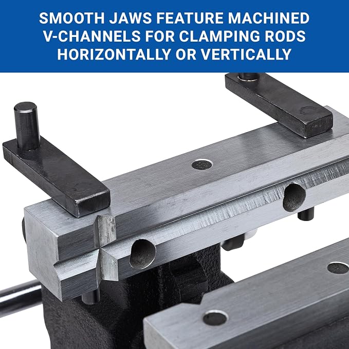 Yost Vises, 5in. Multi-Purpose Vise, Jaw Width 5 in, Jaw Capacity 2.9 in, Model# MV-5