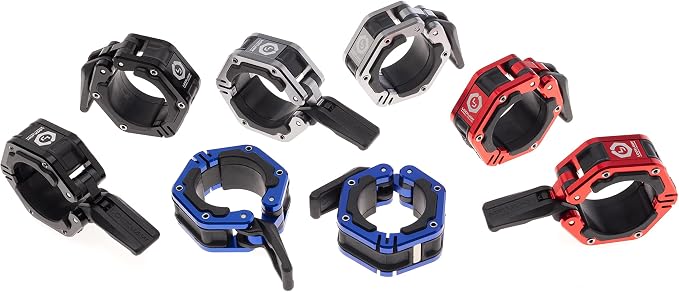 Lock-Jaw Flex Magnetic Barbell Collars/Clamps, 2"/50mm Olympic Bars