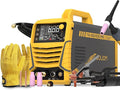 TOOLIOM 200A AC/DC TIG Welder with Pulse, Dual Voltage 110V/220V, Aluminum Welder with IGBT Inverter, Large LED Display, AC TIG/DC TIG/Pulse TIG/SPOT TIG/Stick Multiprocess Welding Machine