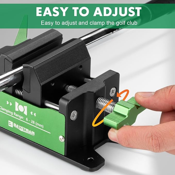 Patented Golf Club Vise Grip Kit Vice Clamp for Home Club Regrip