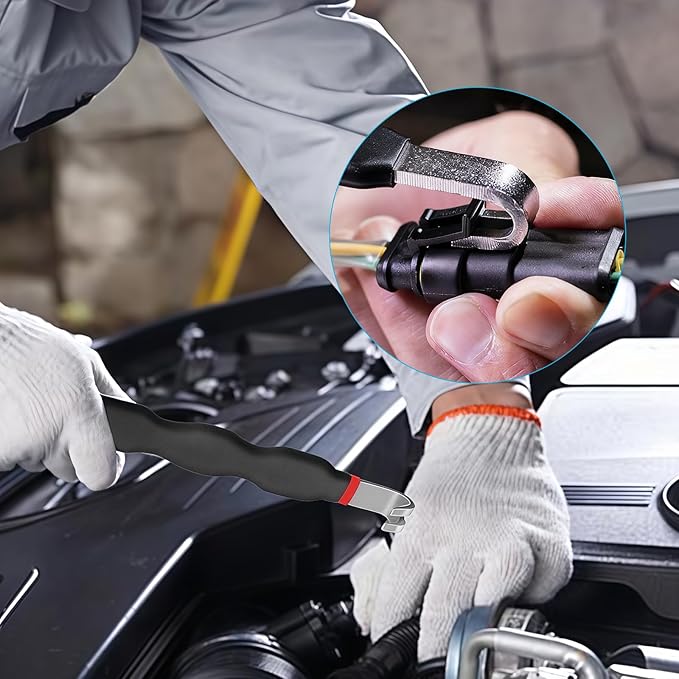 Electrical Disconnect Pliers 13120, 7.48"x0.39" Automotive Electrical Terminal Connector Separator Removal Tool, Automotive Electrical Connector Removal Tool for Car Truck