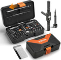 KELIN 78 IN 1 Magnetic Ratchet Screwdriver Set T-Handle Ratchet Screwdriver Kit with Diamond-Faceted Handle & S2 Steel Bits, for Home Daily Repair, Precision Repair, Gift For Men Husband
