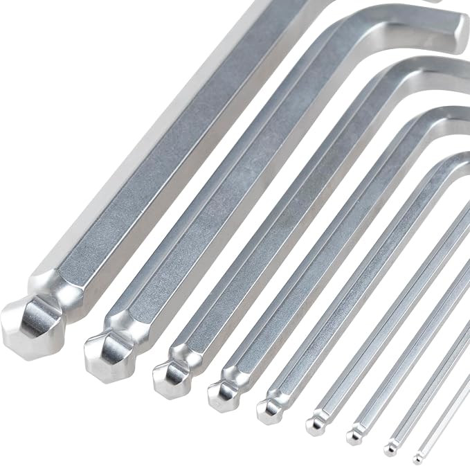 TONE Short Neck Ball End Hex Key Wrench Set L-type BS900S 9-Piece