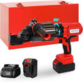 LOSCHEN 360-degree Rotation Cordless Rebar Cutter,Portable Handheld Rebar Cutting Saw,Electric Hydraulic Rebar Cutter,Cutting up from 3/20" #3 to 5/8" #5 (4-16mm) Rebar (Li-ion Battery Version)