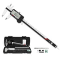 werka Digital Caliper, Calipers Measuring Tool, Auto-Off Micrometer Caliper with 0.001”High-Accuracy,Inch/Fraction/Millimeter Conversions Button,4 Measuring Ways, Stainless Steel (8 Inch)