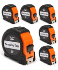 Mr. Pen- Tape Measure, 25-Foot, 6 pcs, Orange, Steel Measuring Tape, Bulk Tape Measure with Fractions