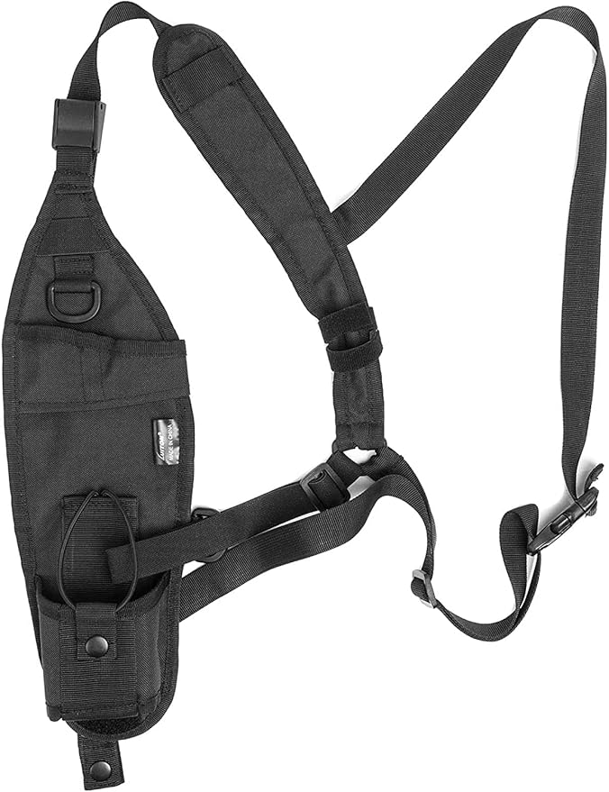 Radio Shoulder Harness Holster Chest Holder Universal Vest Rig for Police Firefighter Two Way Radio Search Rescue Essentials
