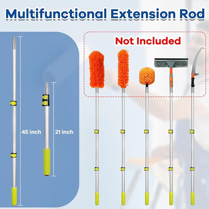 28 PCS Paint Roller Kit with Extension Pole, 4" 9" Paint Roller with Tray, Paint Brushes Set for Professional Painting, House Wall Ceiling Painting Supplies for All Latex and Oil Paints & Stains