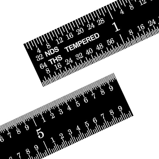 PEC Tools 6" Flexible Machinist Rule, Designed for High-Accuracy Industrial Environments, Made in USA