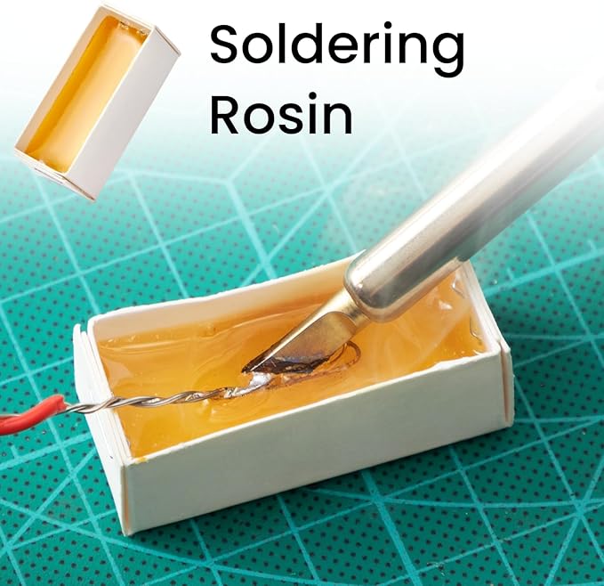 Soldering Iron Kit 60W Adjustable Temperature 5-in-1 Electronics Repair Kit, Solder Wire, Stand, Sponge & Rosin Flux, Fast Heating Soldering Tool for Desoldering, DIY, Circuit Board, Electrical Repair