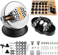 DZQ 4 Inch 71 Pcs Jewelry Ball Vise Tool Kit with Ring Making Accessories