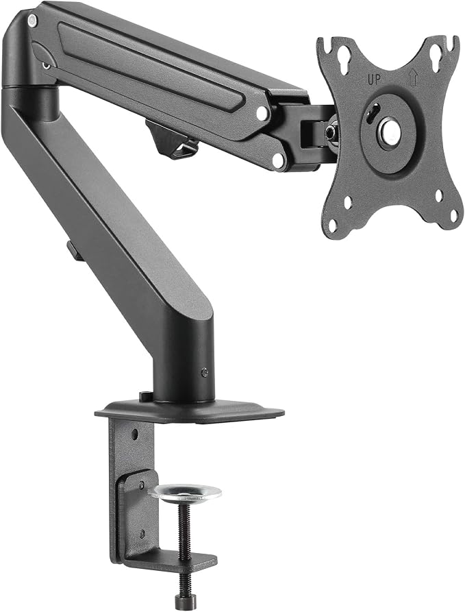 SIIG Single Monitor Gas Spring C-CLAMP Desk Mount - 13 to 27