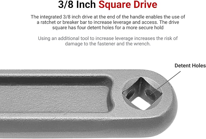 TEKTON 9 Inch Adjustable Wrench | WSA04222 | 1-1/2 in. Jaw Capacity