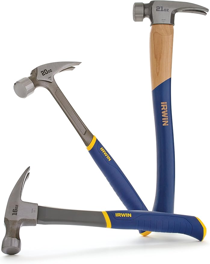 IRWIN Hammer, Steel, General Purpose, Claw, 20 oz. (1954888)