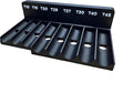Magnetic T-Handle Hex Wrench Organizer Rack Compatible with Harbor Freight ICON Style T Handle Wrenches, Fits SAE Metric & Torx Sets (torx)