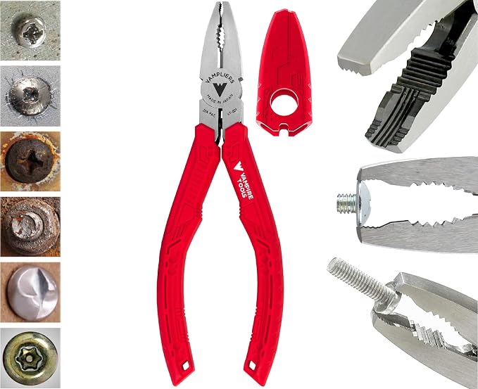 VAMPLIERS 6.25" Stripped Screw Extractor Combination Pliers