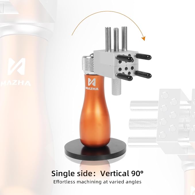 2-in-1 Handheld Bench Vise, with 360° Rotating Ball Joint