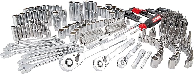 Craftsman 262-Piece Mechanic Tool Set with 3-Drawer VERSASTACK Box, SAE and Metric Socket Set, Car and Motorcycle Tool Kit with Combination Wrenches and Spark Plug Sockets (CMMT45309)