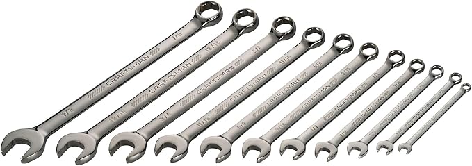 CRAFTSMAN OVERDRIVE 11-Piece Standard (SAE) Wrench Set (CMMT87711)