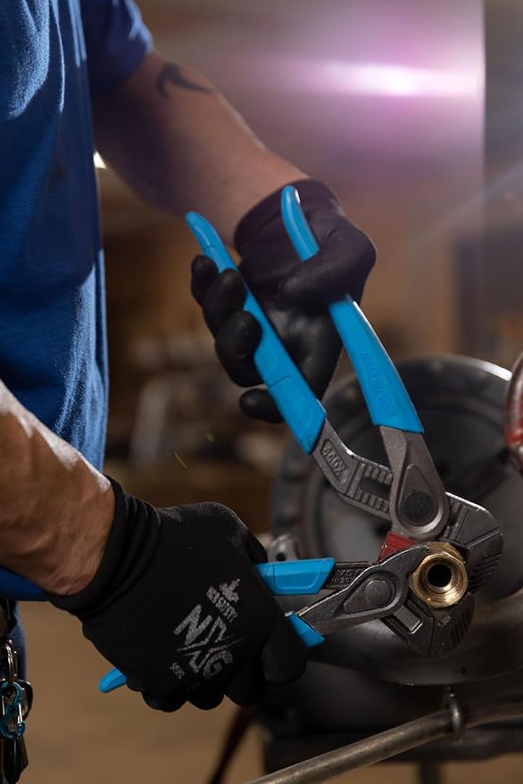 Channellock SpeedGrip Series 440X Tongue and Groove Plier, 12.05 in OAL, 2.32 in Jaw, Non-Slip Adjustment, Blue Handle