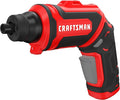 CRAFTSMAN 4V Cordless Screwdriver with USB Charger and Picture Hanging Kit Included (CMHT6640BI)