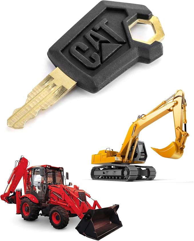 QWORK 5P8500 Keys, 40 Pack Ignition Keys Compatible with Caterpillar Heavy Equipment