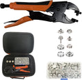 Heavy Duty Snap Fastener Tool Kit Includes 40 Sets 15mm Snaps for Boat Cover,Repairing Boat Covers, Canvas, Sewing, Tarps