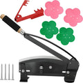Flower Stem Cutter,14 in carbon Steel Blade Fresh Flower Stem Cutters with Safety Latch for Florists,Gardening ，Flower Arrangements Include:Screws ×4, Thorn Stripper ×1 and Thorn Silicones×4