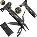 HANSHI Adjustable Wrench Multitool Hammer with Nylon Sheath for Gift