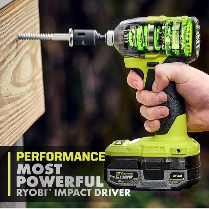 RYOBI ONEAND HP 18V BRUSHLESS Cordless 4-Mode Impact Driver Tool ONLY PBLID04B