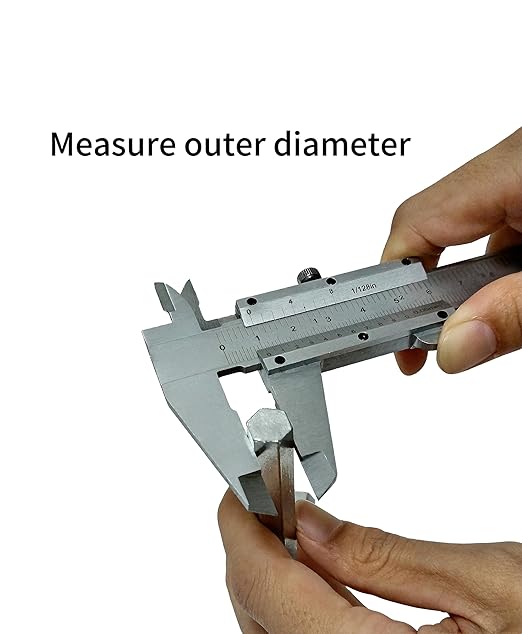 WF Vernier Scale Metric and Inch Measurements Stainless Steel Construction Micrometer Calipers Measuring Tool 6 '' Non Digital Calipers