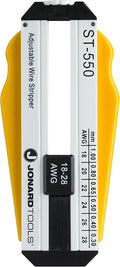 Jonard Tools ST-550 ABS Adjustable Precision Wire Stripper, 18-28 AWG